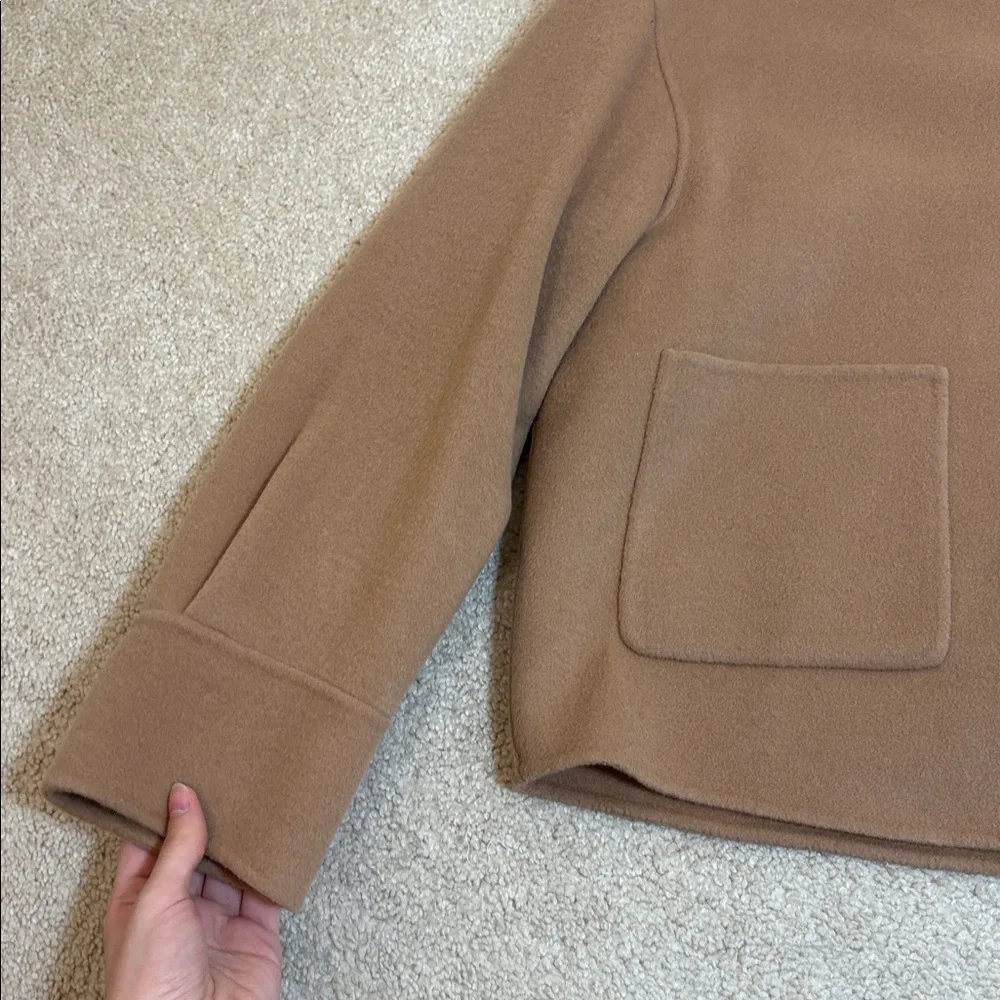 Sezane Mia Camel Wool Jacket - Size US 4 - NWT - Picture 4 of 9
